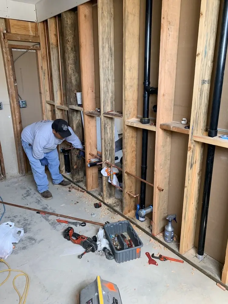 Commercial rough-in plumbing for Gas Line Repair in Red Hook